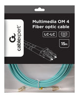 Gembird CFO-MDOM4-LC/LC-15M InfiniBand og fiberoptisk kabel LC/UPC Turkisfarve