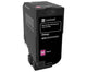 Lexmark 74C2HME tonerpatron 1 stk Original Magenta