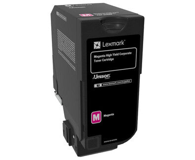 Lexmark 74C2HME tonerpatron 1 stk Original Magenta