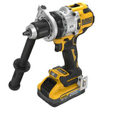 DeWALT DCD1007H2T-QW bor 2250 rpm 1,85 kg Sort, Gul