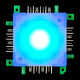 ALLNET 126136 LED Blå