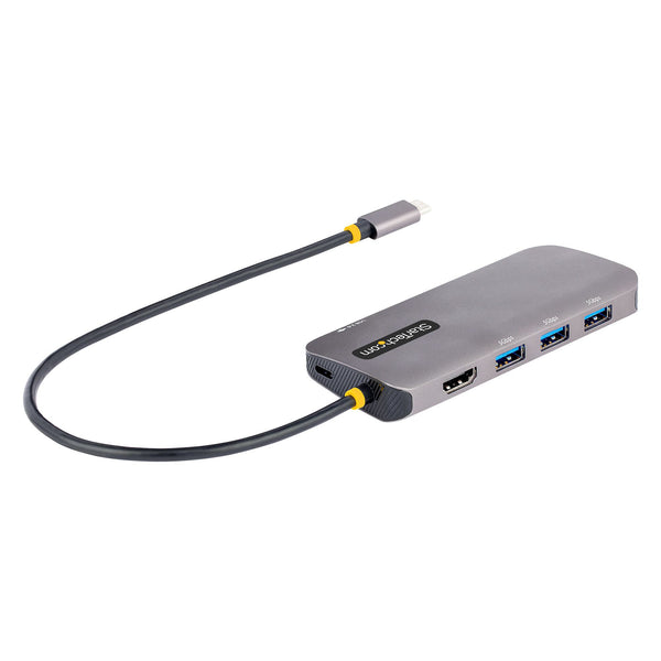 StarTech.com 127B-USBC-MULTIPORT dockingstation Ledningsført USB 3.2 Gen 1 (3.1 Gen 1) Type-C Grå