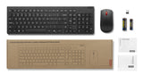 Lenovo 4X31R64491 tastatur Mus inkluderet Kontor RF trådløst Sort