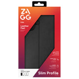 ZAGG Folio mobiltelefon etui 16 cm (6.3") Folie Sort