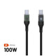 FIXED FIXDD-CC12-BK USB-kabel USB 2.0 1,2 m USB C 4,8 Gbit/sek. 100 W Sort