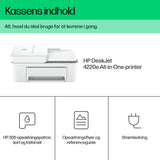 HP DeskJet 4220e Trådløst All-in-One Farve Printer, Instant Ink; Kopimaskine, scanner