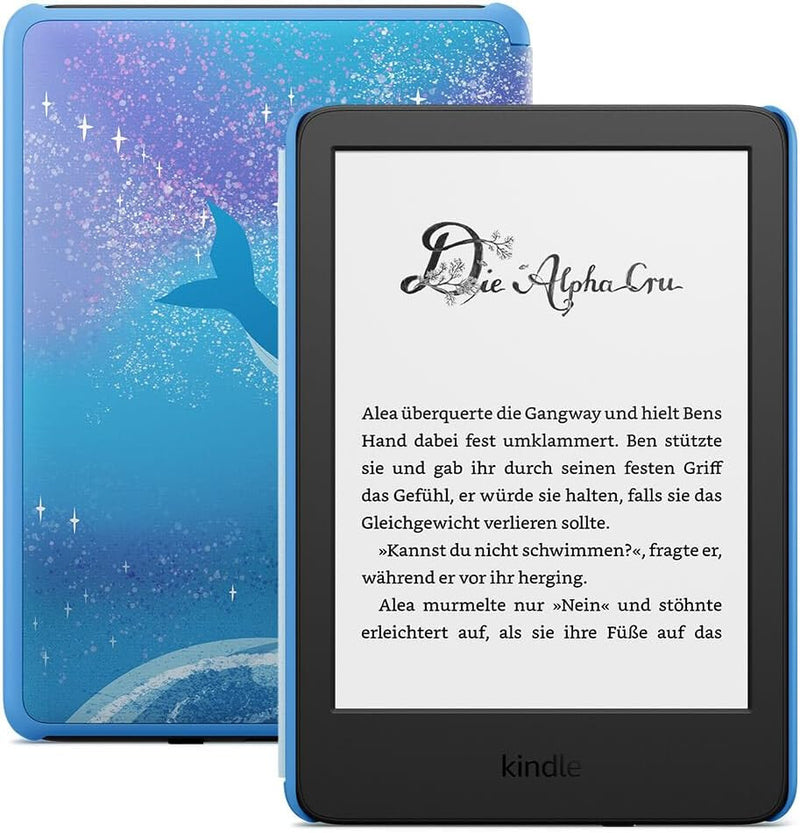 Amazon Kindle Kids e-bog-læser Berøringsskærm 16 GB Wi-Fi Sort, Blå