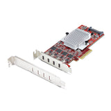 StarTech.com P10Q4C-USB-CARD-LP interface-kort/adapter Intern USB 3.2 Gen 2 (3.1 Gen 2)