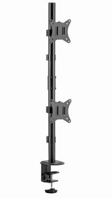 Gembird MA-D2-02 skærmbeslag og -stativer 81,3 cm (32") Skrivebord Sort