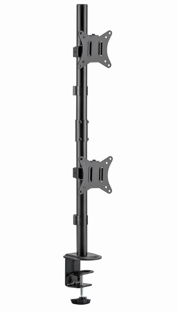 Gembird MA-D2-02 skærmbeslag og -stativer 81,3 cm (32") Skrivebord Sort