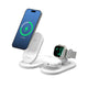 ALOGIC AL31WCPA-WH oplader til mobil enhed Smartphone, Hovedtelefoner, SmartWatch Hvid USB Trådløs opladning Hurtig opladning Indendørs