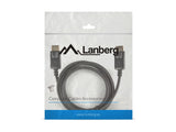 Lanberg CA-DPDP-10CC-0018-BK DisplayPort kabel 1,8 m Sort