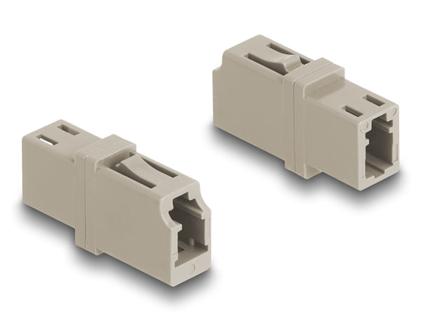 DeLOCK 87986 fiber adapter LC 1 stk Beige