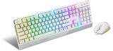 MSI S11-04DE305-CLA tastatur Mus inkluderet Spil USB QWERTZ Tysk Hvid