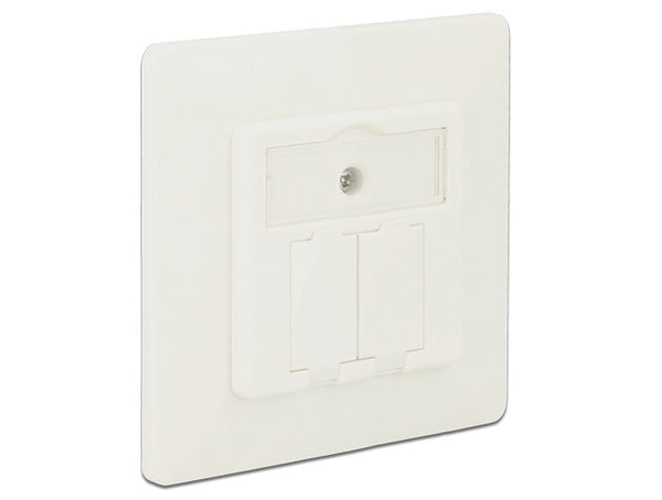 DeLOCK 86219 stikkontakt RJ-45 Hvid