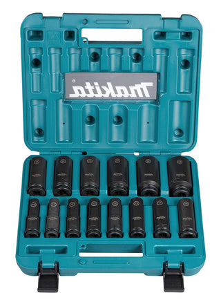 Makita E-16586 impakt kontakt Slagmuffe sæt Sort, Grøn