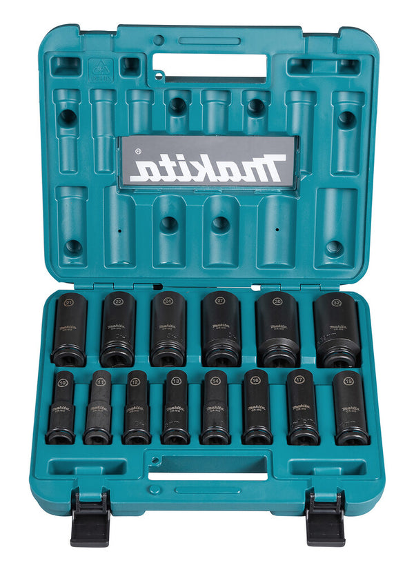 Makita E-16586 impakt kontakt Slagmuffe sæt Sort, Grøn