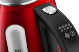 Eta Digi elkedel 1,7 L 2200 W Rød
