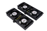 Extralink 4 WAY FAN UNIT WITH 2M EU PLUG Køleventilator