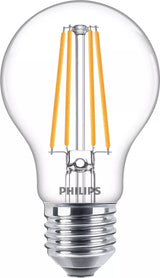 Philips Filament pære, klar 75 W A60 E27