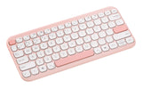 ASUS Marshmallow Keyboard KW100 tastatur Hjem Bluetooth QWERTZ Tysk Lyserød