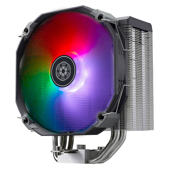 Silverstone SST-ARV140-ARGB Computerkølesystem Processor Luftkøler 14 cm Sort, Grå 1 stk