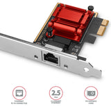 Axagon PCEE-G25 netværkskort Intern Ethernet 2500 Mbit/s