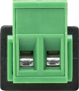 Goobay 76744 kabel kønsskifter Terminal Block 2-pin DC Sort
