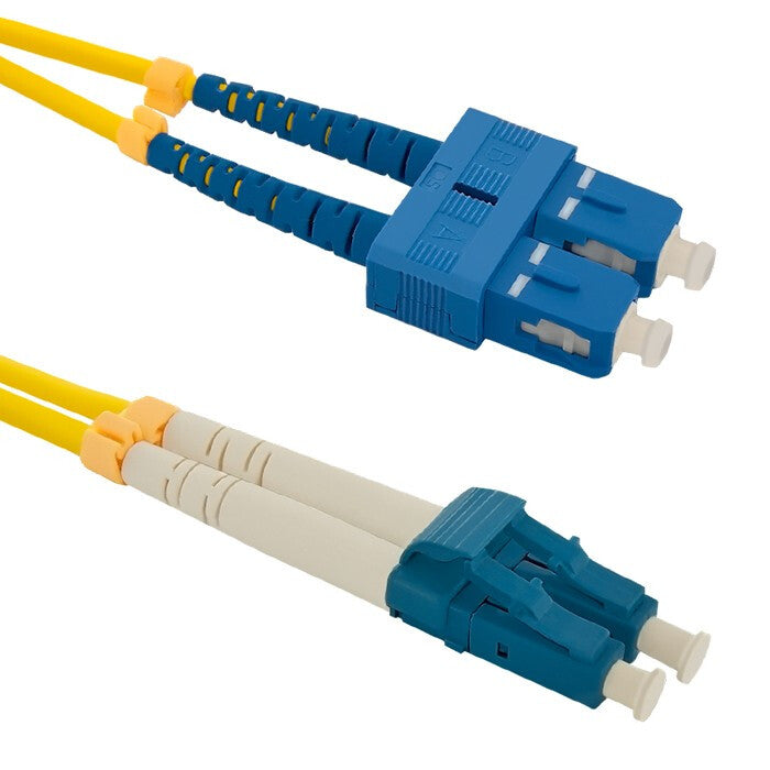 Qoltec 54031 InfiniBand og fiberoptisk kabel 1 m SC LC Gul