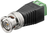 Goobay 76738 kabel kønsskifter BNC 2-pin Sort