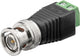 Goobay 76738 kabel kønsskifter BNC 2-pin Sort