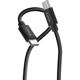 Verbatim 32391 USB-kabel USB 2.0 1 m USB C 0,48 Gbit/sek. 60 W Sort, Hvid