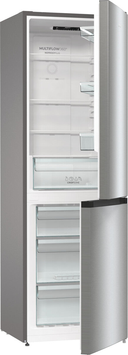 Gorenje NRK61CS2XL4 Fritstående 300 L Grå, Rustfrit stål, Mørkegrå