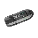 LogiLink CR0007 kortlæser USB 2.0 Sort
