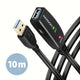 Axagon ADR-310 USB-kabel USB 3.2 Gen 1 (3.1 Gen 1) 10 m USB A 5 Gbit/sek. Sort