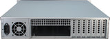 Inter-Tech 2U-2129N Stativ Sort, Sølv