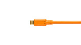 Tether Tools CU5430ORG USB-kabel USB 2.0 4,6 m USB A Micro-USB B Orange