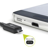 Goobay 62334 USB-kabel USB 2.0 1 m USB A Micro-USB B 0,48 Gbit/sek. Sort