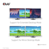 CLUB3D CSV-1558 video-splitter USB Type-C 2x HDMI