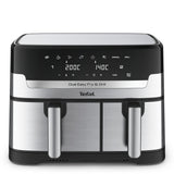 Tefal Dual Easy Fry & Grill EY905D Dobbelt 8,3 L Enkeltstående 2700 W Varmluftsteger Rustfrit stål