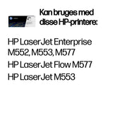 HP Original 508X LaserJet-tonerpatron med høj kapacitet, sort