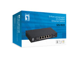 LevelOne GEU-0525 netværksswitch Ikke administreret 2.5G Ethernet (100/1000/2500) Sort