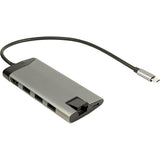 Inter-Tech GDC-802 Ledningsført USB 3.2 Gen 1 (3.1 Gen 1) Type-C Grå