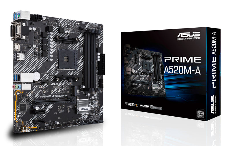 ASUS PRIME A520M-A II/CSM AMD A520 Stik AM4 micro ATX