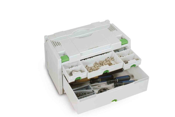 Festool SYS 3-SORT/4 Værktøjskasse Grøn, Hvid