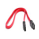 Inter-Tech 0.5m SATA-III/SATA-III SATA-kabel 0,5 m Rød