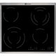 Electrolux EHF6342XOK kogeplade Sort Indbygget Keramisk 4 zone(s)