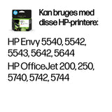 HP Original 62XL-blækpatron med høj kapacitet, trefarvet