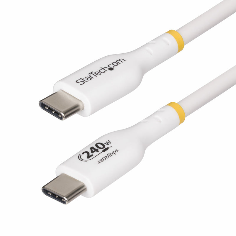 StarTech.com USB2EPR1MW USB-kabel USB 2.0 1 m USB C 0,48 Gbit/sek. 240 W Hvid