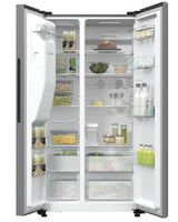 Hisense RS5P535NTCE side-by-side køle-fryseskab Fritstående 566 L Grå